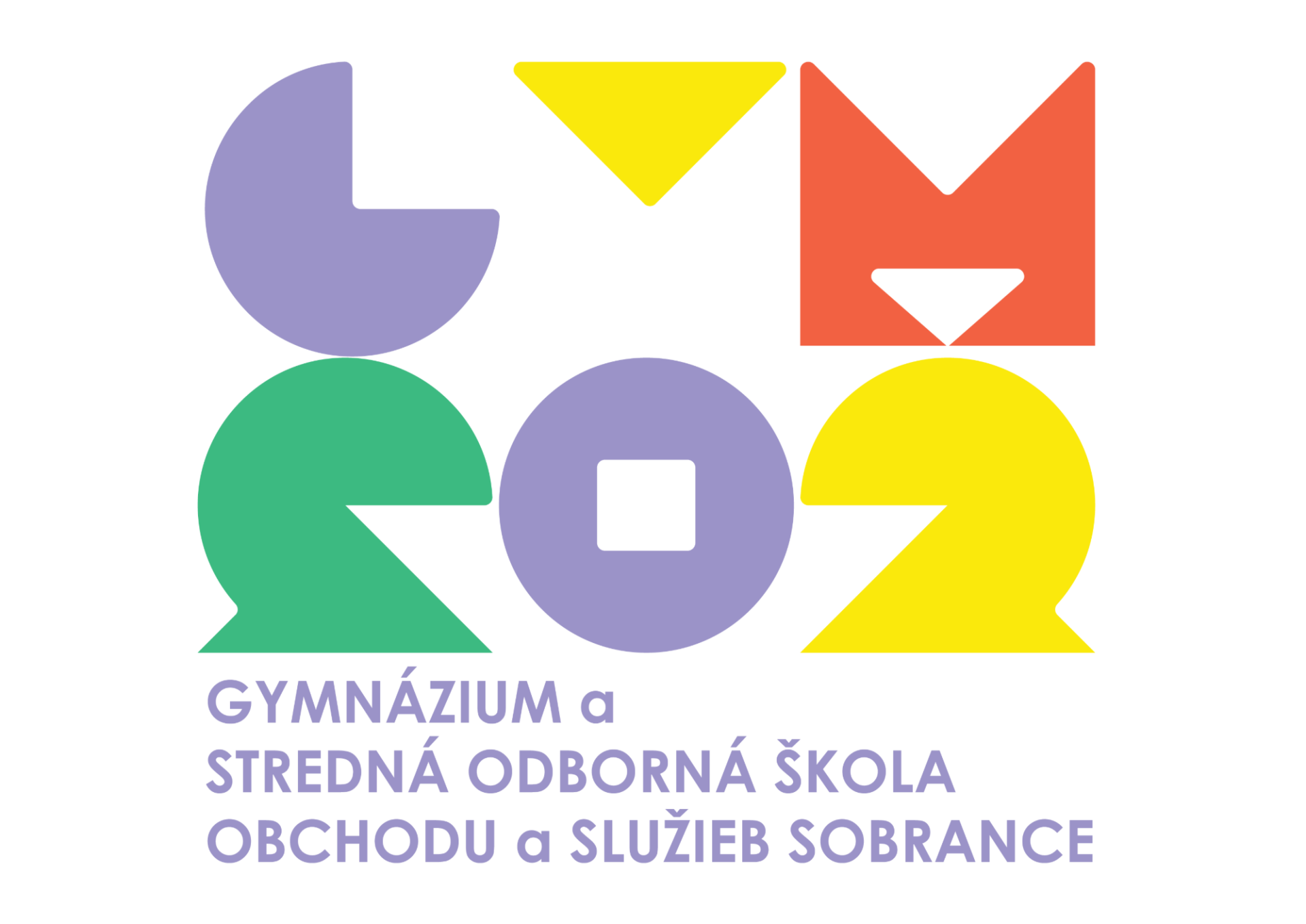 Gymnázium a SOŠ obchodu a služieb Sobrance – logo
